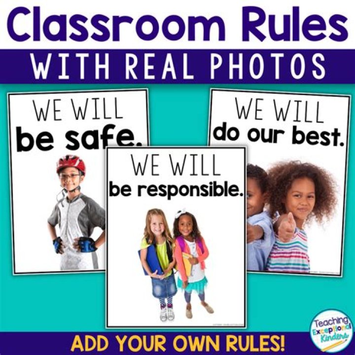 How do you enforce a classroom rule?