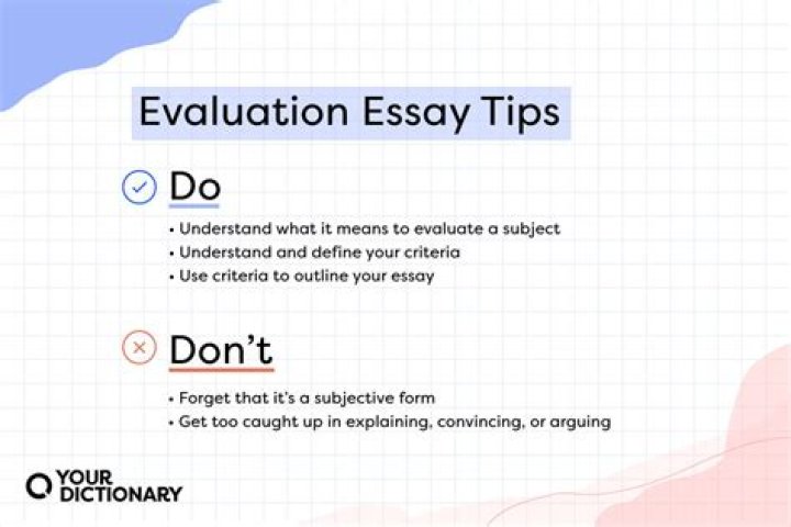 How do you evaluate a chapter?