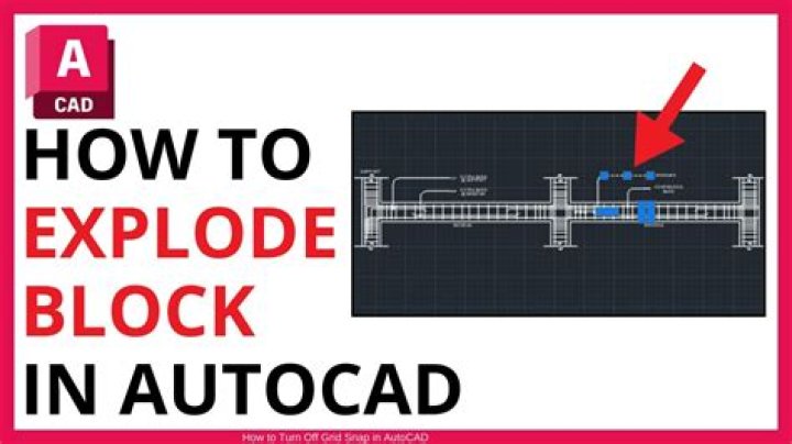How do you explode in AutoCAD 2018?