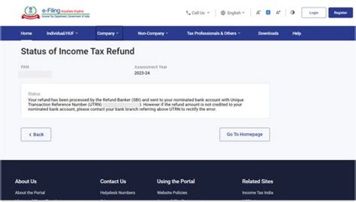 How do you find out the status of your income tax return?