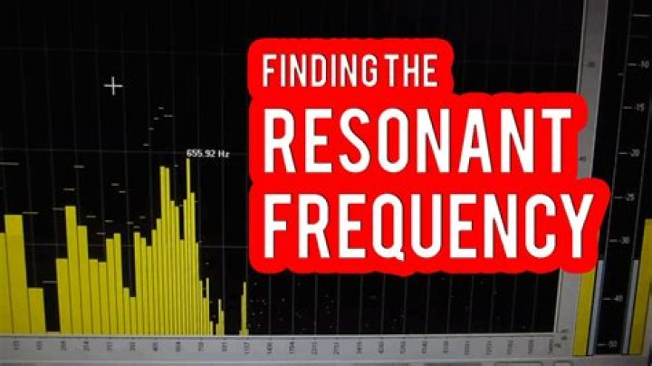 How do you find resonant frequency experimentally?