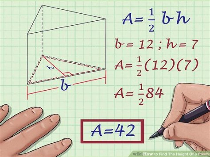 How do you find the height of a triangular prism when given the volume?