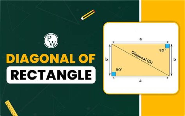 How do you find the length of a diagonal of a rectangle?