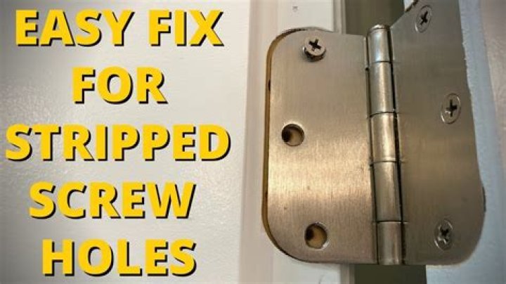 How do you fix a peephole?