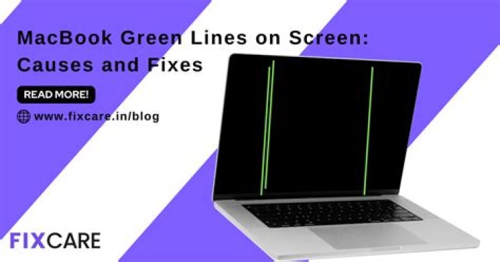 How do you fix red line on MacBook Pro?