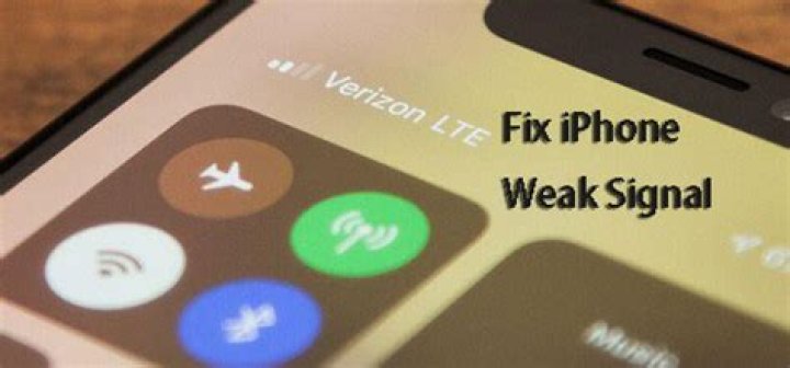 How do you fix weak signal on iPhone 6?