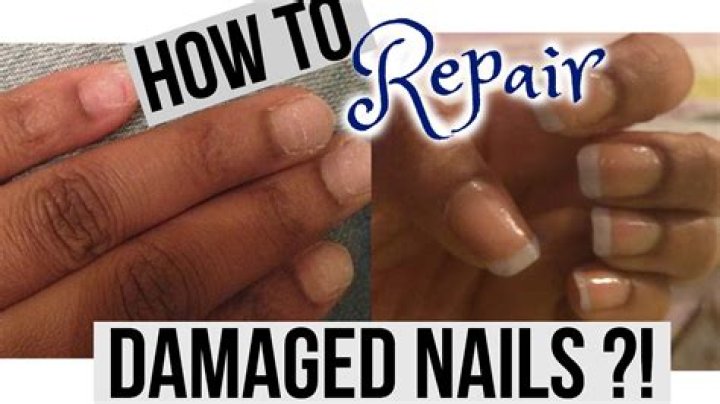 How do you fix your nails after acrylics?