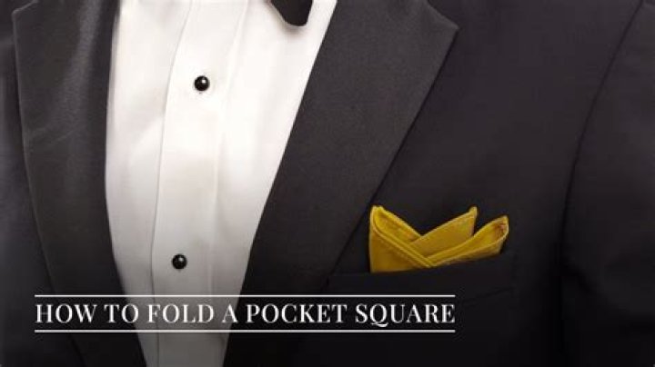 How do you fold a tuxedo?