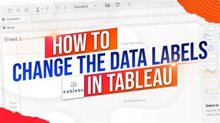 How do you format number labels in tableau?