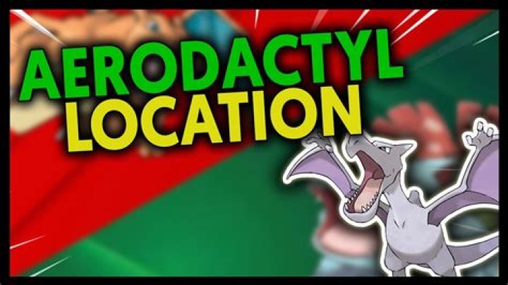 How do you get Aerodactyl Gen 1?