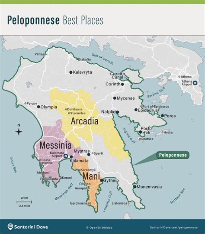 How do you get around Peloponnese?