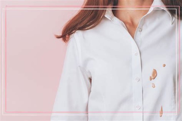 How do you get foundation out of a white shirt?