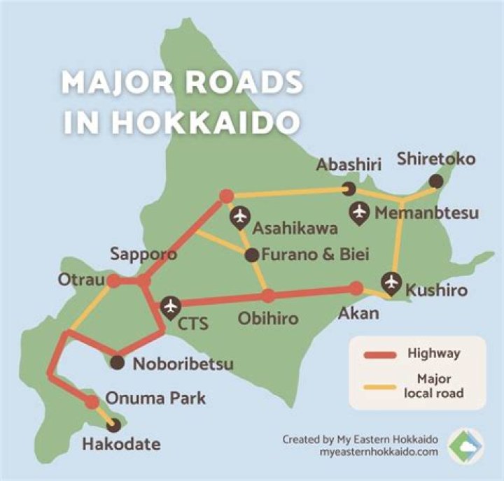 How do you get from Hokkaido to Sapporo?