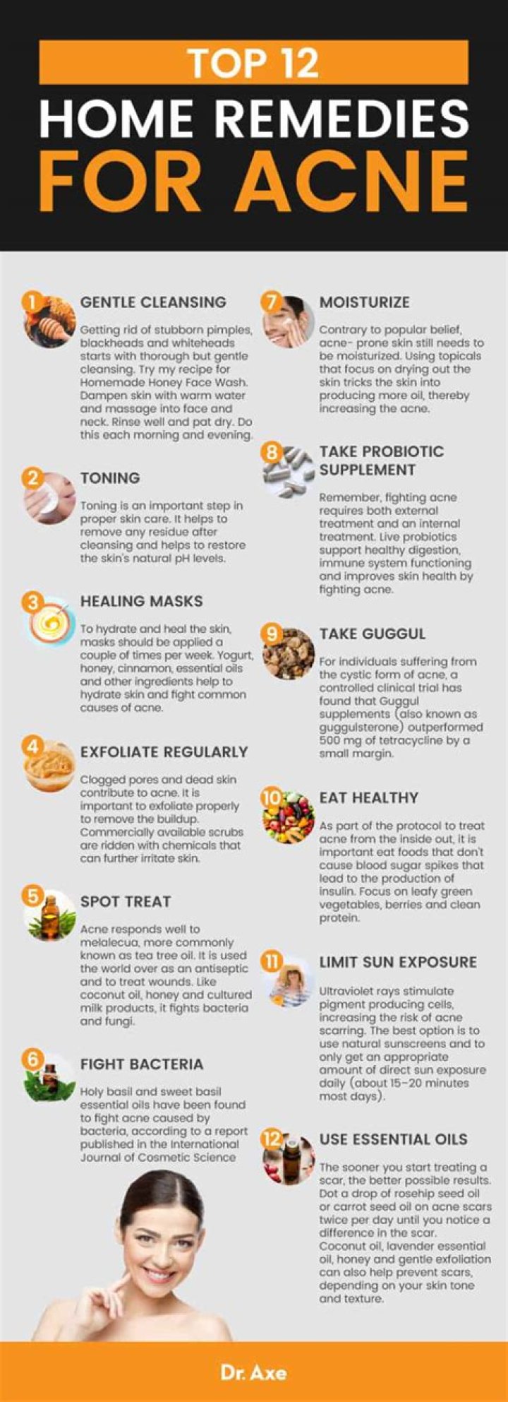 How do you get rid of acne and freckles?