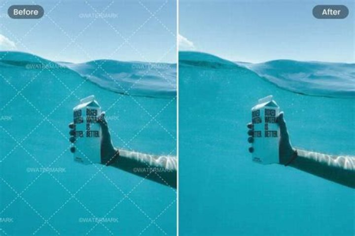 How do you get rid of watermarks on photos on your phone?