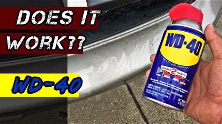 How do you get rid of WD 40 residue?