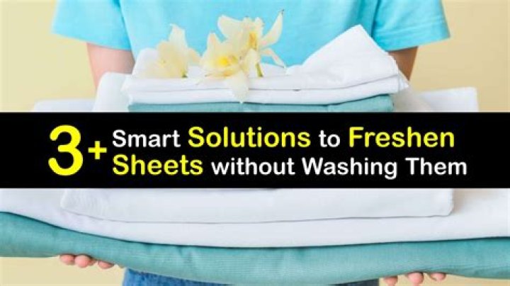How do you get the smell out of sheets?