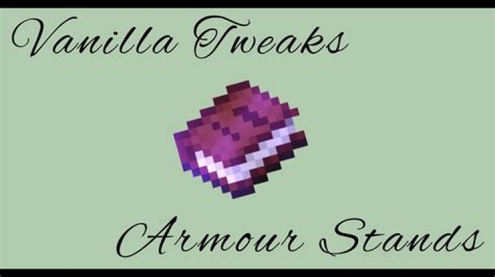 How do you get the vanilla tweaks armor stand book?