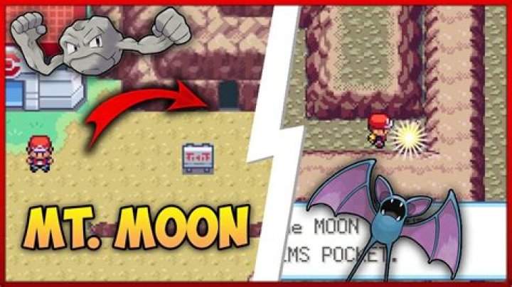 How do you get through Mt moon in Pokemon Red?