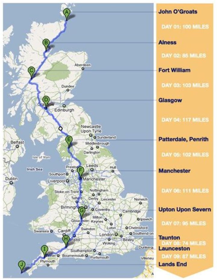 How do you get to Lands End from London?