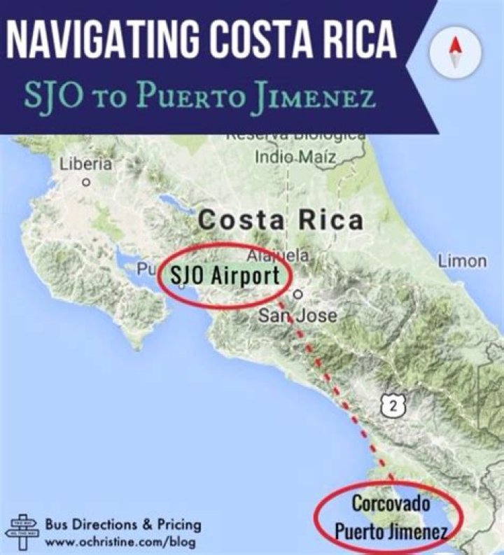 How do you get to Puerto Jimenez Costa Rica?