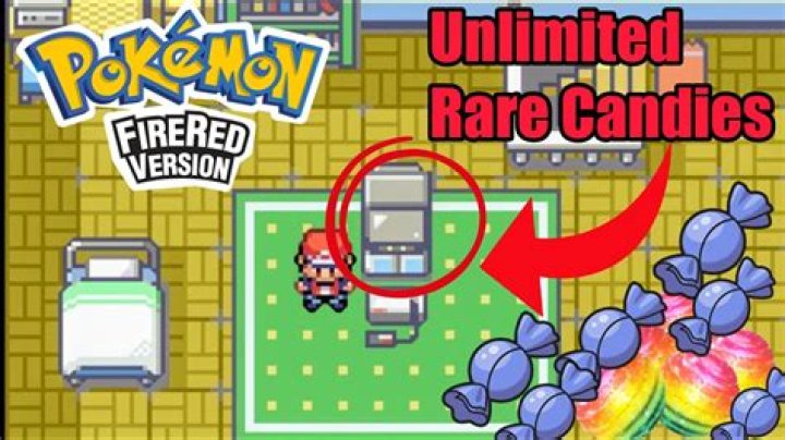 How do you get unlimited rare candies in Pokemon Red?