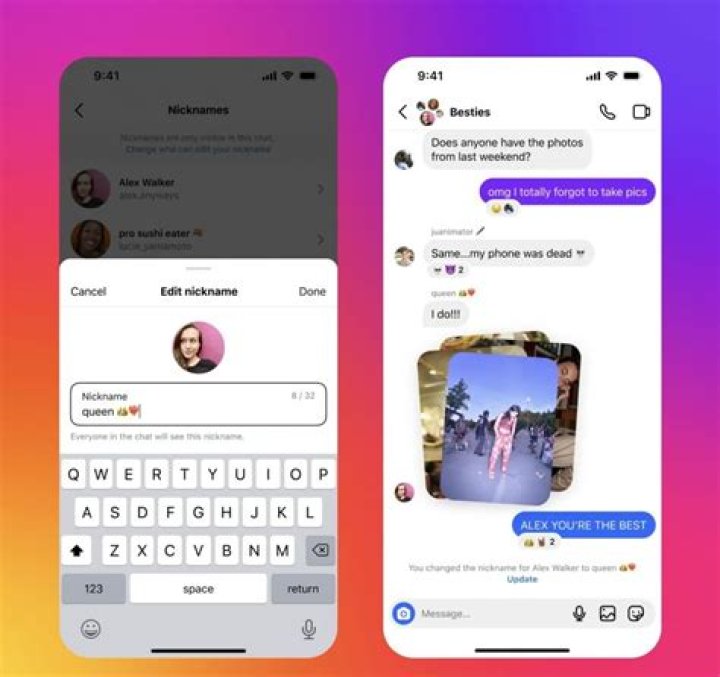 How do you give someone a nickname on iPhone?