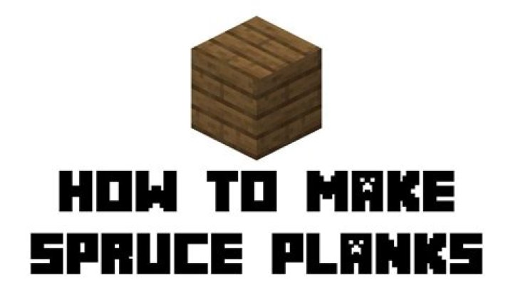 How do you give yourself spruce planks in Minecraft?