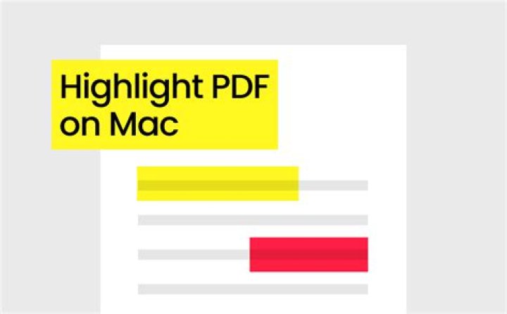 How do you highlight a PDF on Mac?