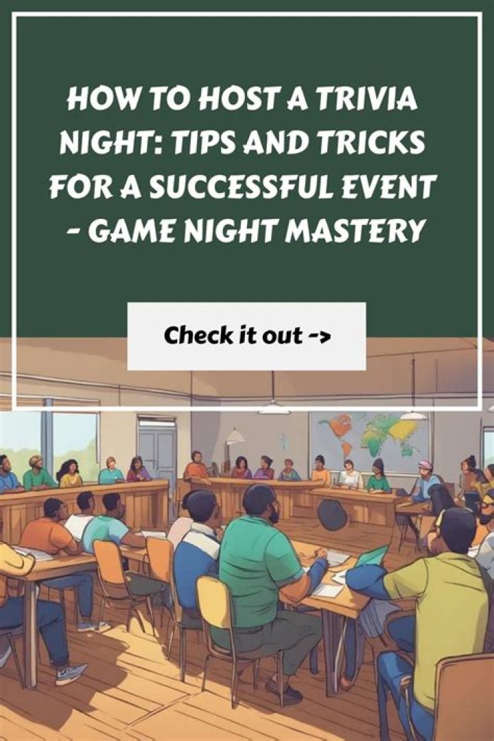 How do you host a successful trivia night?