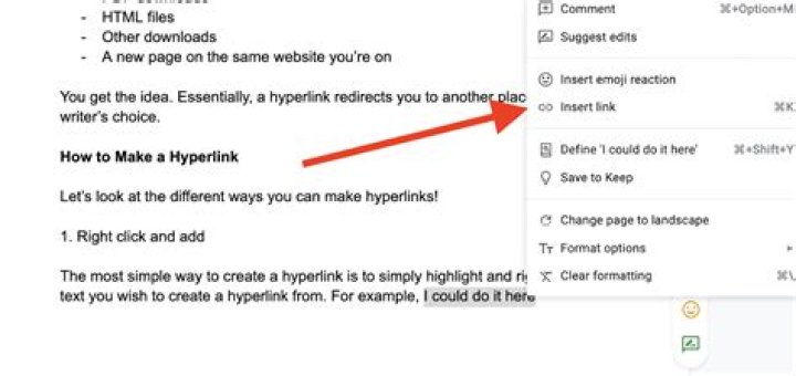 How do you hyperlink in overleaf?