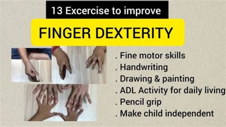 How do you increase a child's dexterity?