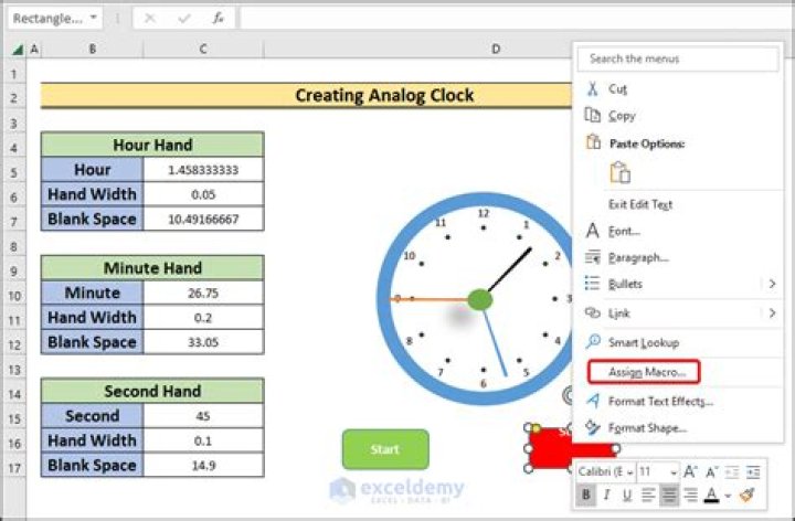 How do you insert a clock in Word?