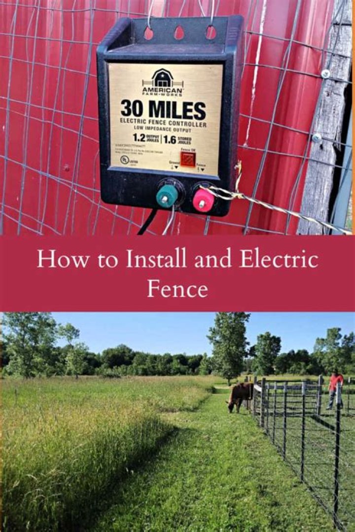 How do you install an electric tape fence?