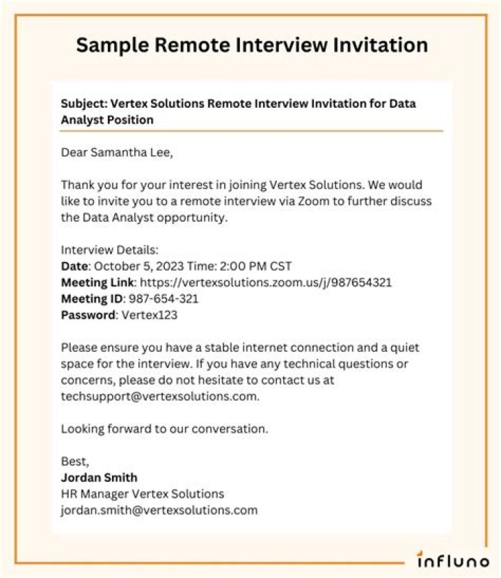 How do you invite someone for a phone interview?