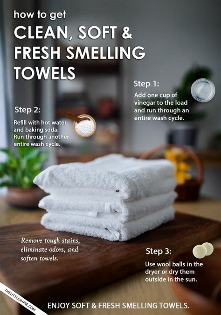 How do you keep towels smelling fresh?