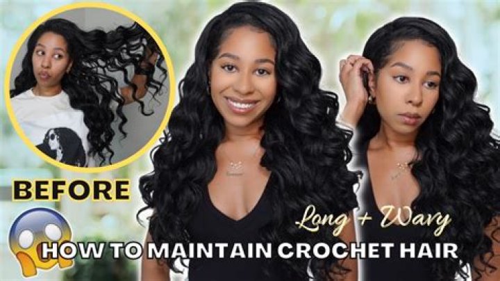 How do you maintain crochet hair?