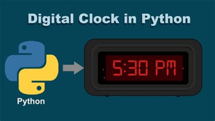 How do you make a clock in Python?