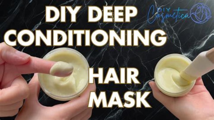 How do you make a deep conditioning hair mask?