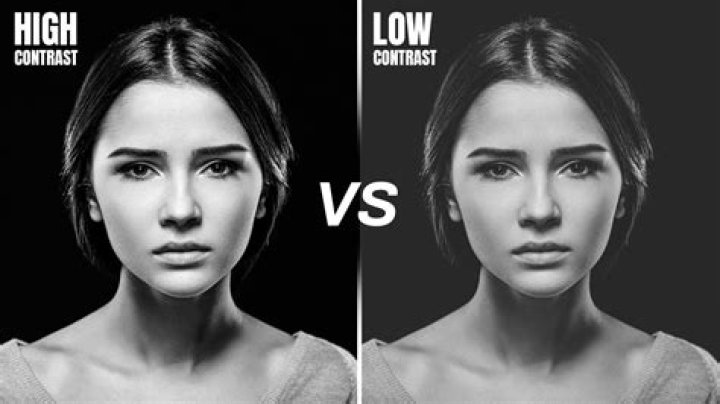 How do you make a high contrast picture black and white?