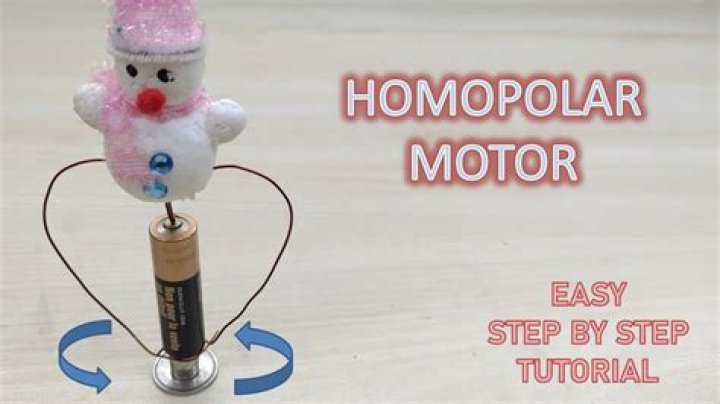 How do you make a homopolar motor step by step?