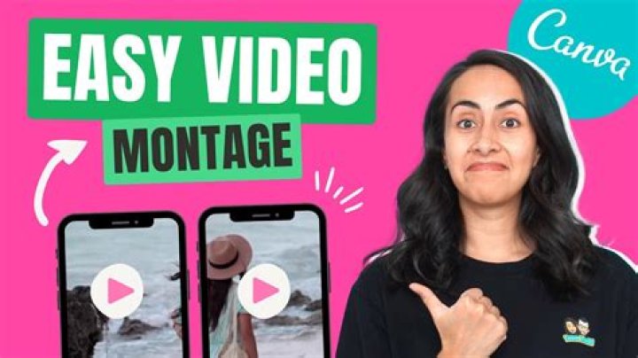 How do you make a montage video on Iphone?
