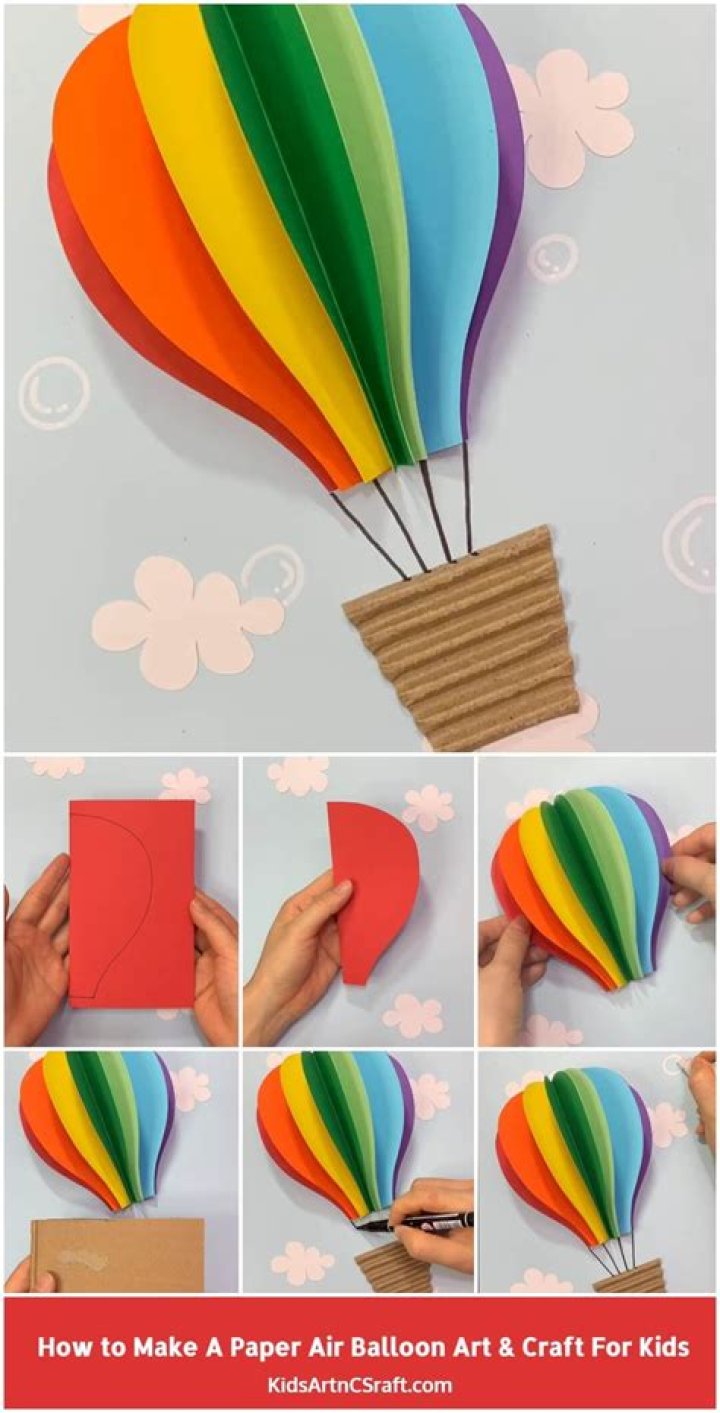 How do you make a paper balloon fly?