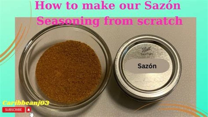 How do you make a Sazon from scratch?