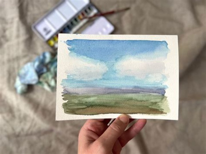 How do you make a watercolor marker effect?