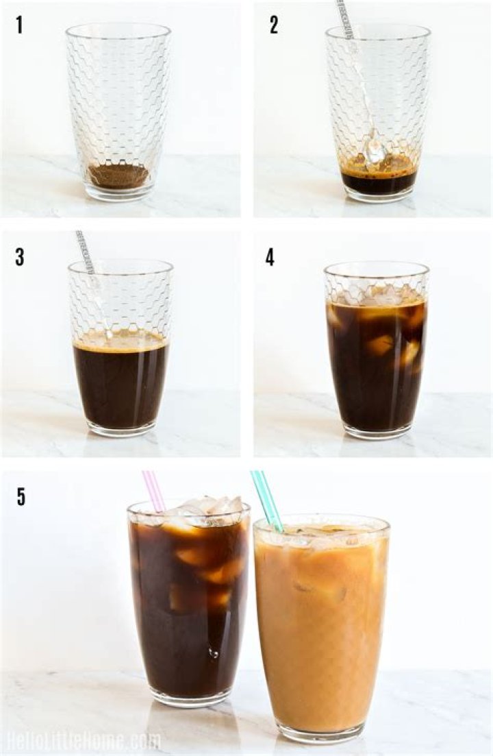 How do you make black coffee with instant coffee?