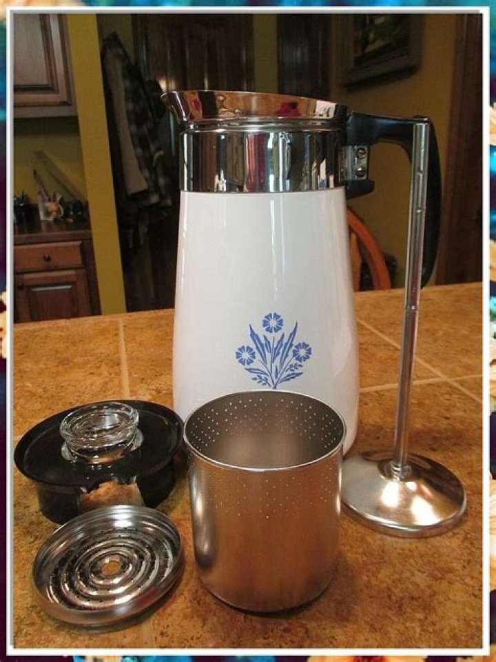 How do you make coffee with CorningWare percolator?