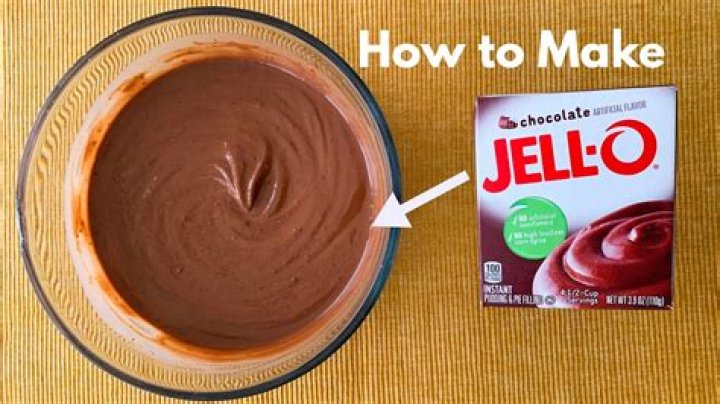 How do you make pudding packets?