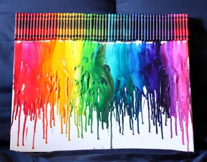 How do you make rainbow crayon melt?