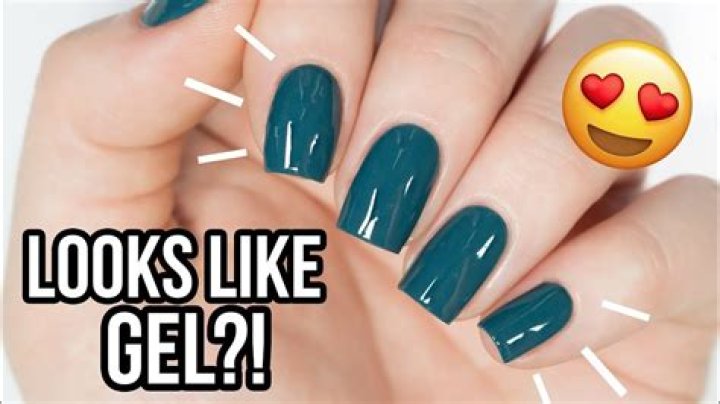 How do you make regular nail polish look like gel?